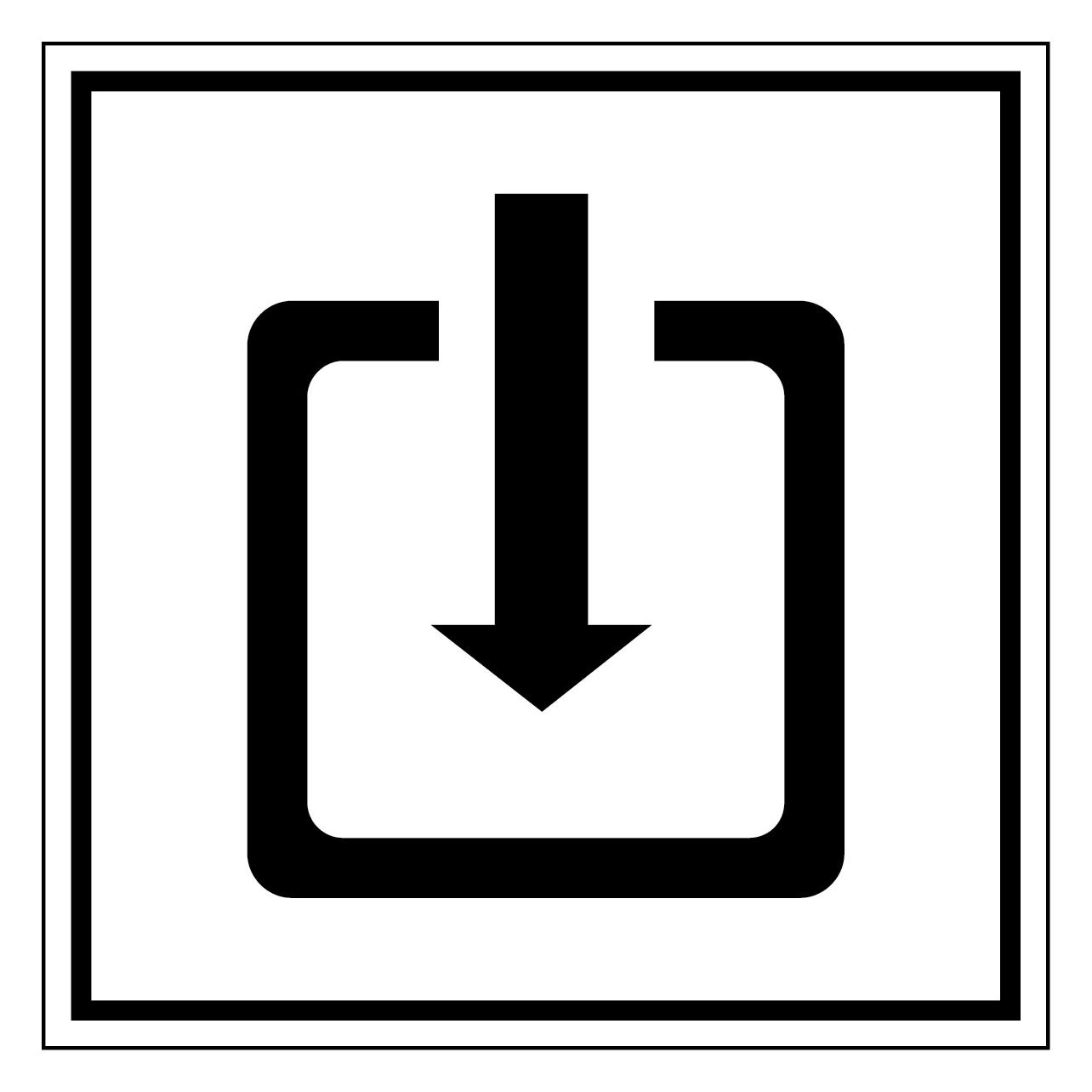 Brady PIC 456-200X200-B7527, Hinweisschilder - Eingang (252556)