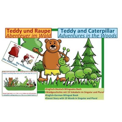 Teddy and Caterpillar, Teddy und Raupe, Taschenbuch von Maria Dumitrache, BoD – Books on Demand, 978-3-7392-3591-2