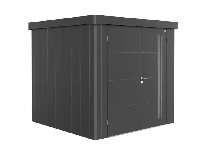 Biohort Gerätehaus Neo 2B Doppeltüre Dunkelgrau