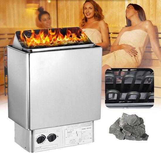 Elektrische Saunakachel 3 kW mit interner Steuerung für Sauna, 2-13 m³
