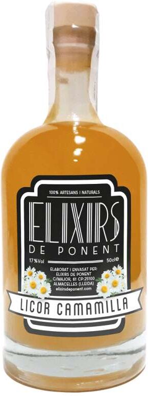 Licor de Camamilla Elixirs de Ponent 50 cl. - Licor de Hierbas Artesanal