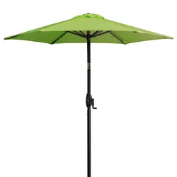 Derby by Doppler Sonnenschirm / Mittelmastschirm "Basic Lift Neo 180",apfelgrün,Ø 180 cm