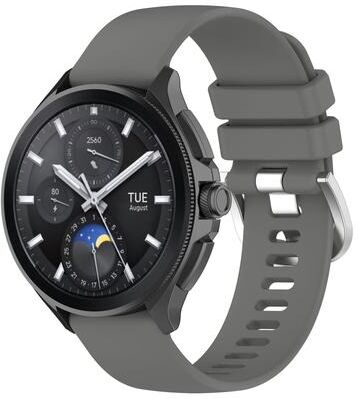 Everyday Crate Huawei Watch 2 Pro Honor Watch 4 Pro Silicone Watch Band Soft Waterproof Replacement Strap dark Grey