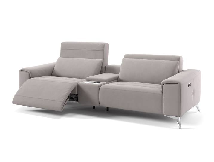 Hochwertiges Stoff 2-Sitzer Kinosofa BELLA Designsofa
