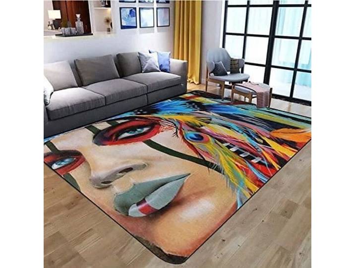 Tapis Ethnique Africain - Bord De Mer - Multicolore - Synthétique - 100x150cm