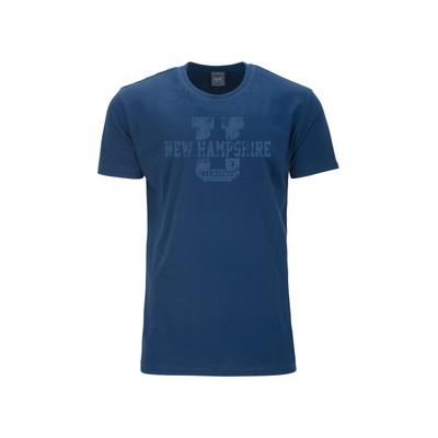 T-Shirt AHORN SPORTSWEAR "NEW HAMPSHIRE", Herren, Gr. 6XL, blau, 100% Baumwolle, bedruckt, normal, Rundhals, Shirts T-Shirt, mit coolem Frontprint