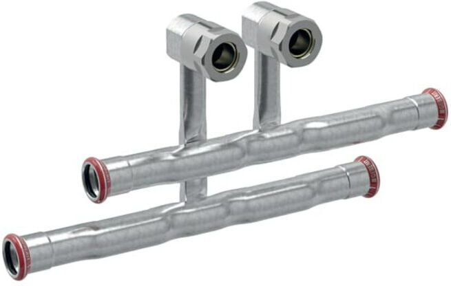 Geberit Set de raccord en T Mapress C-St. d 22x15mm, VL/RL, avec KVS, ext. galvanisé (24047)