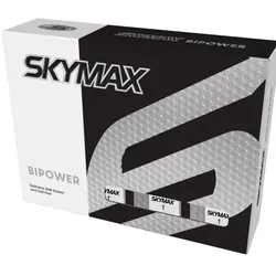 Skymax Bipower Golfball 12er weiss