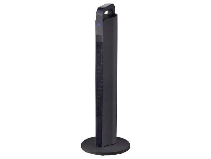 Dx Drexon Chauffage tour céramique oscillant BARI 2000 W - Avec télécommande - Noir