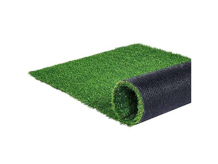 VEVOR Gazon Artificiel 122x183 cm Pelouse Synthétique Extérieur Intérieur Brins d'herbe 35 mm Facile à Nettoyer Trous de Drainage Décoration pour Jardin\, Cours de Récréation\, Maison\, Tapis de Chien