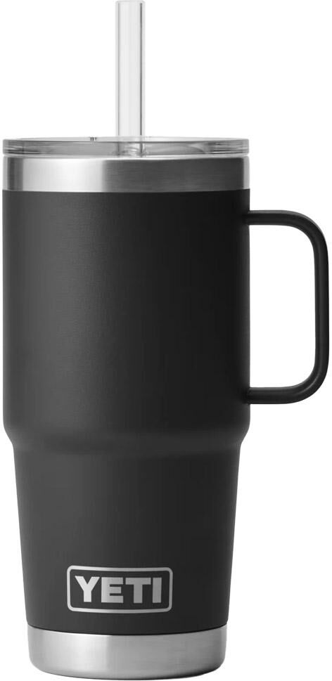 Yeti  - Rambler 25 Oz (739 ml) Straw Mug Black - Mug