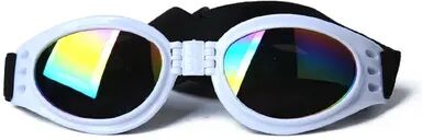 Fusion Finds Foldable Pet Sunglasses With UV Protection   Stylish Dog Goggles For Cats & Small Dogs white