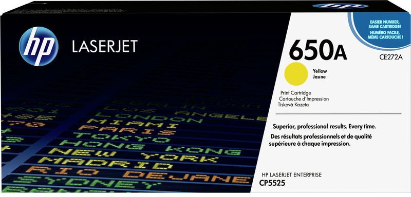 HP 650A (CE272A) - Jaune - Toner Jaune