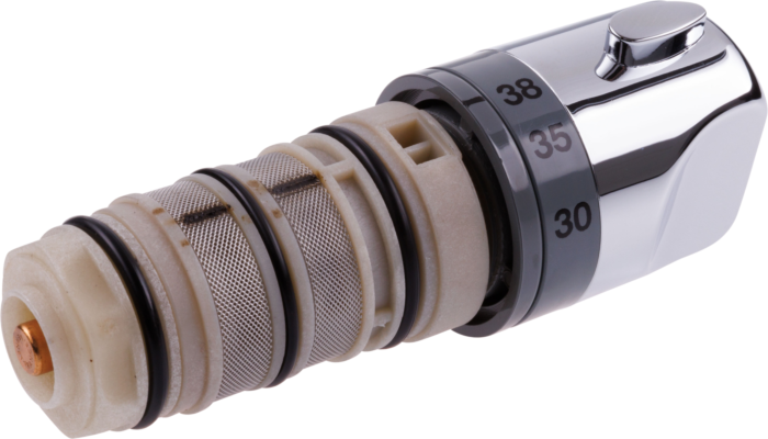 Hansa Temperatur-Regeleinheit mit Griff 59912628 verchromt