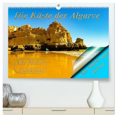 Die Küste der Algarve (hochwertiger Premium Wandkalender 2027 DIN A2 quer), Kunstdruck in Hochglanz