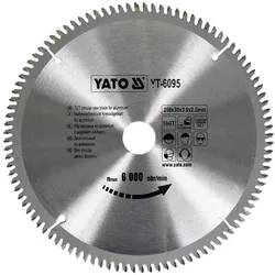 Yato, Sägeblatt, TCT BLADE FOR ALUMINIUM 250X100TX30MM