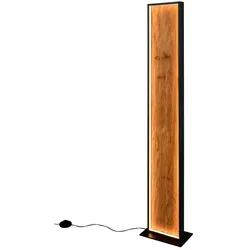 Trio LED-Stehlampe Kalea Holz Braun