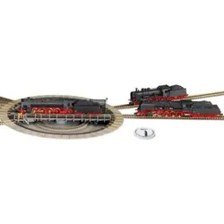 FLEISCHMANN 6152 H0 Modell-Drehscheibe mit Drehscheiben-Schalter 6910. Länge der Drehbrücke 310 mm.