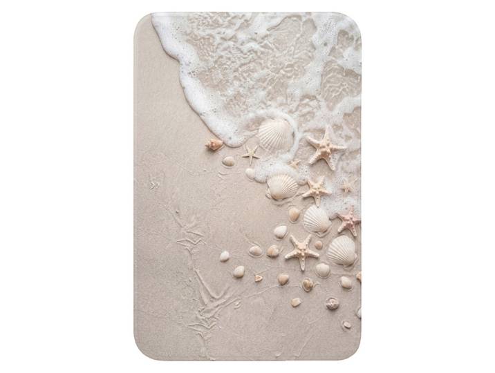 WC-VORLEGER Muscheln - Seesterne - Strand WC Teppich 40x60 cm
