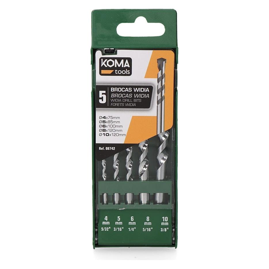 Koma Tools Standard-Widia-Bohrer-Set 4 Stück (5 Millimeter) (49435878)