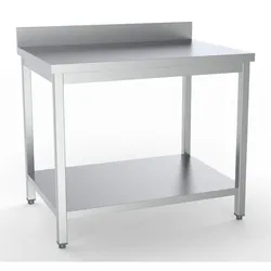 COMBISTEEL - Arbeitsplatte Regal + Rückwand 800x700mm