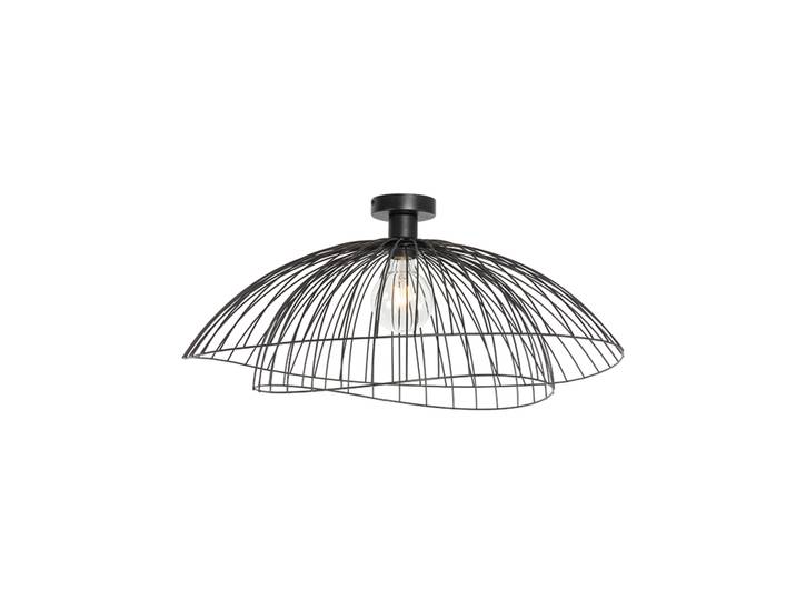 Design plafondlamp zwart met dubbel kap 66cm - Pua