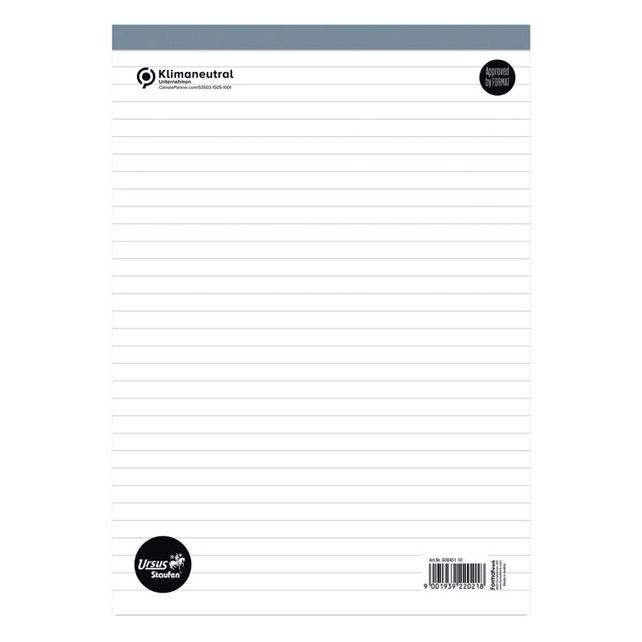 Ursus Notizblock (A4, Liniert) (608451 10)