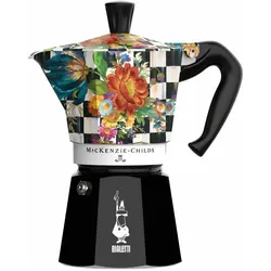 Bialetti MacKenzie-Childs Espressokocher Moka Express 6 Tassen, Espressokanne, Kaffeebereiter, 5348, Espressokocher, Mehrfarbig