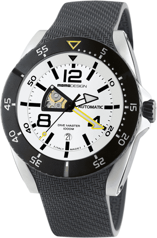 MomoDesign Dive Master Automatic Vit/Svart 48mm