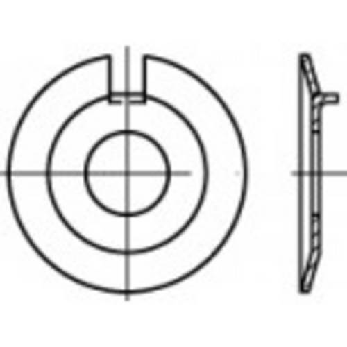 TOOLCRAFT Unterlegscheiben mit Außennase 34mm Stahl 25 St. 106652