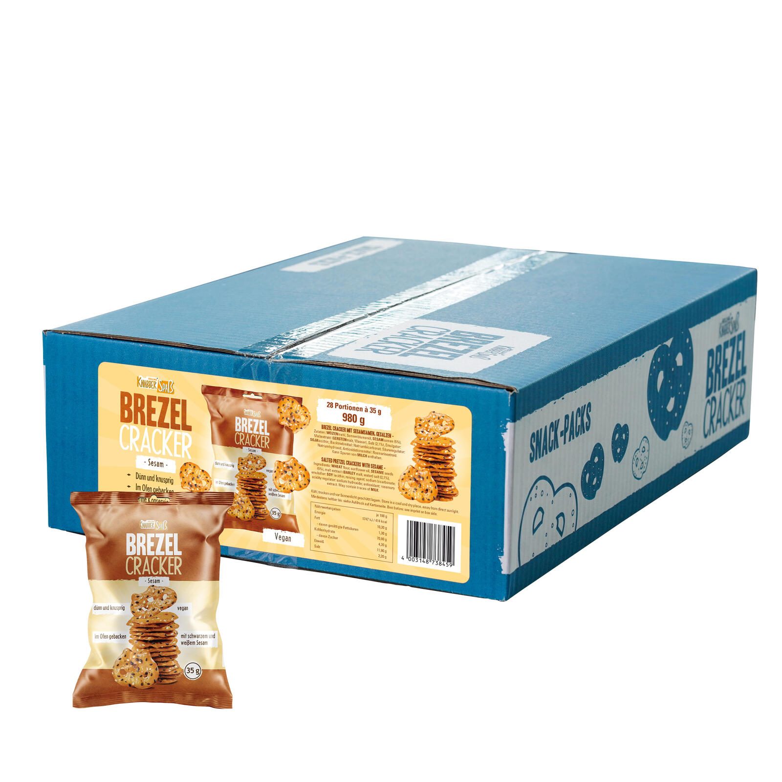HELLMA Brezel Cracker Sesam 70103845