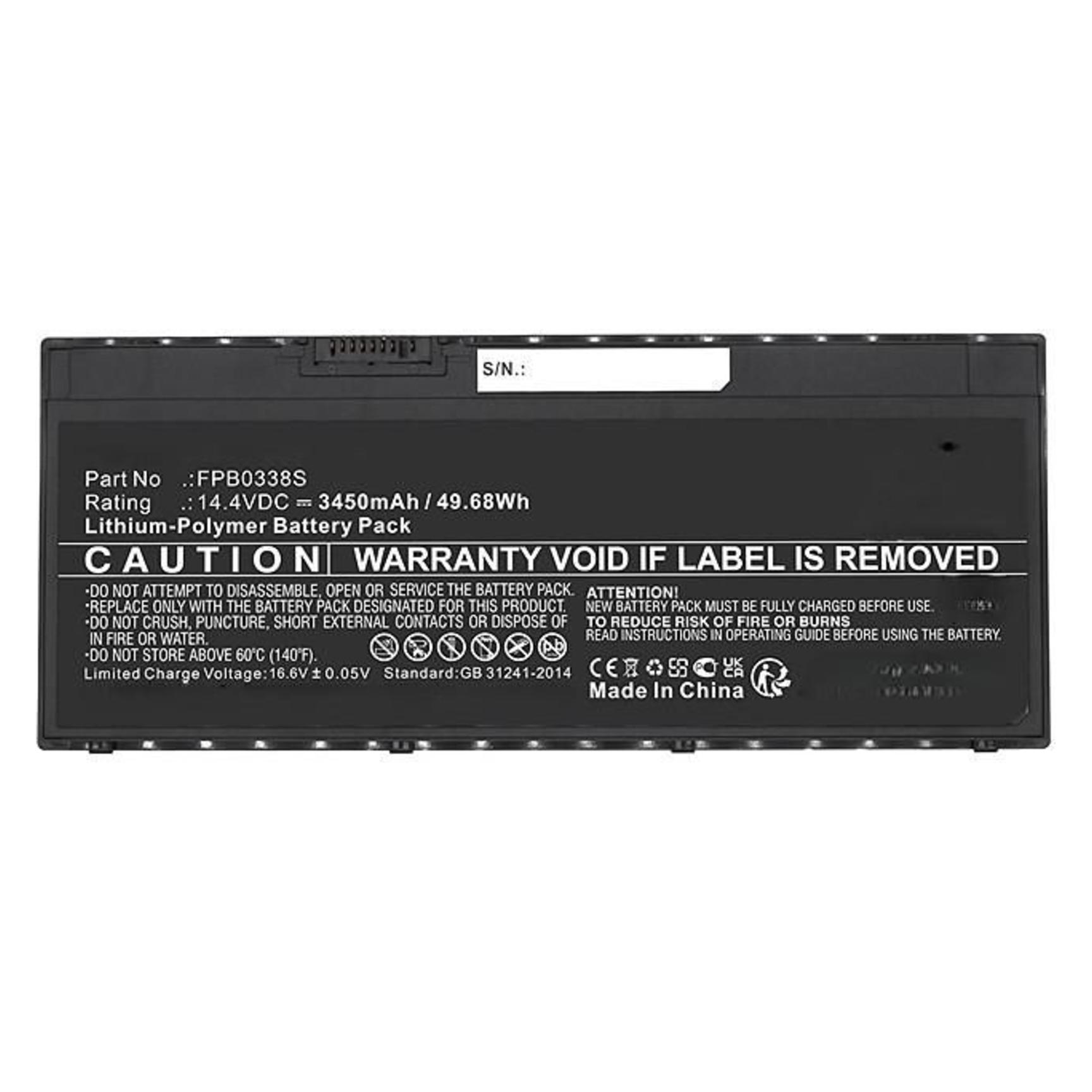 CoreParts Battery for Fujitsu LifeBook (3450 mAh) (MBXFU-BA0048)