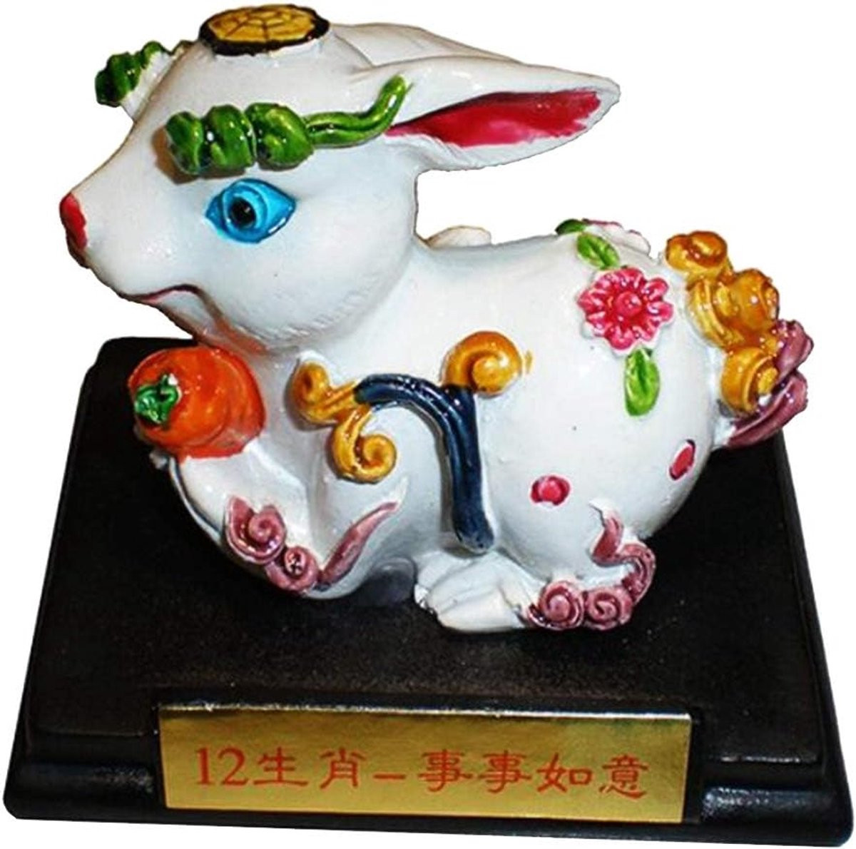 Zodiac Figuur Multicolor Dierenbeeldje voor Bureau Decoratie en Feng Shui