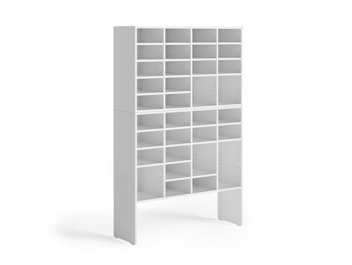 Vicco Schuhschrank-Set Lysander, Weiß, 104.2 x 65.5 cm 2 Teile, Holzwerkstoff, Rechteckig, 104.2x65.5x32.1 cm, Garderobe, Schuhaufbewahrung, Schuhschränke