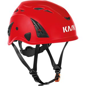 KASK Schutzhelm Superplasma AQ, EN 397, EN 12492, mit 4-Punkt-System & Kinnriemen, Größe 51-63, rot
