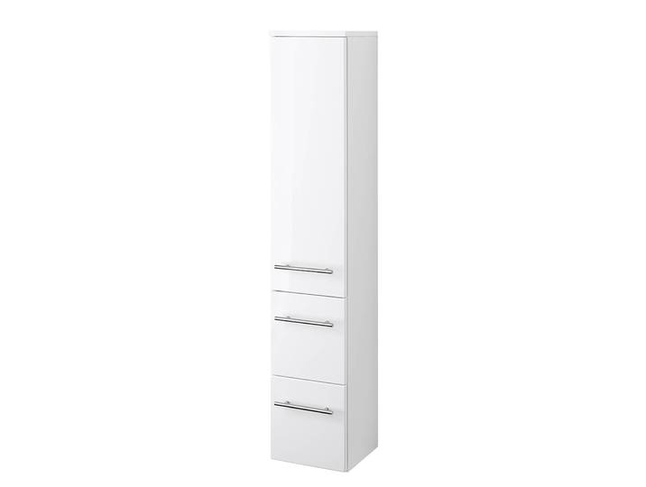 Meuble midi 25cm Blanc/Blanc brillant