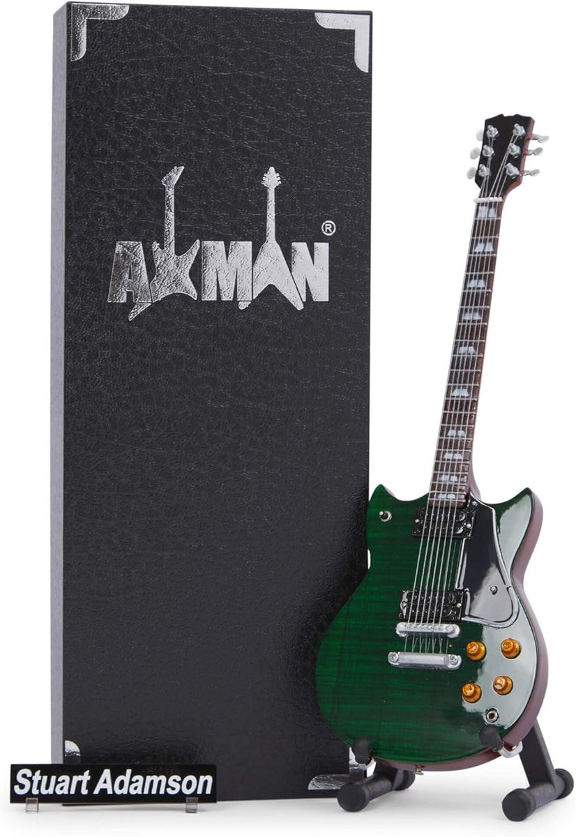 AXMAN Stuart Adamson Guitar Miniature Replica - Large Country - Handgemaakt Muzikaal Cadeau
