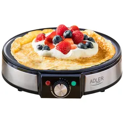 Adler AD 3058 Pfannkuchen- und Crêpe-Maker 30cm mit Antihaftbeschichtung