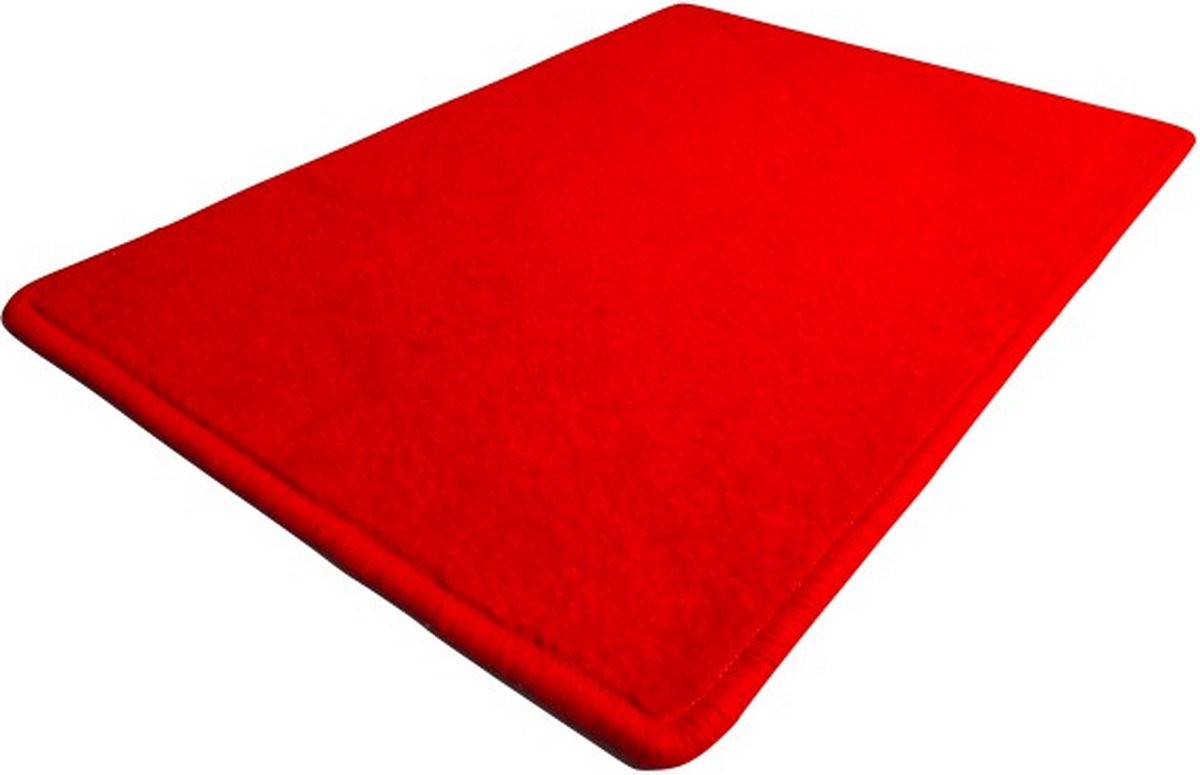 Karpet Banton Rechthoekig Vloerkleed - Rood - 67 x 180 cm