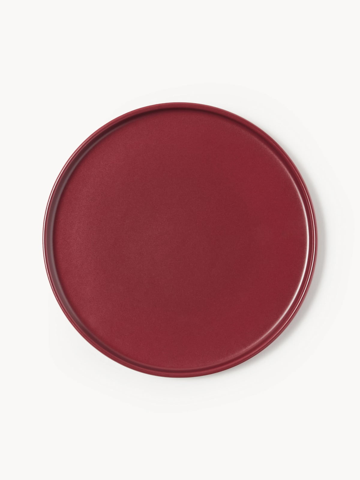 Westwing Collection Lowri Handgemaakte ontbijtborden, 4-delig