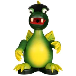Christian Ulbricht Räuchermann Drache grün 18 cm