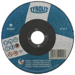 Trennscheibe BASIC D125x1,6mm ger.2in1 Bohr.22,23mm TYROLIT