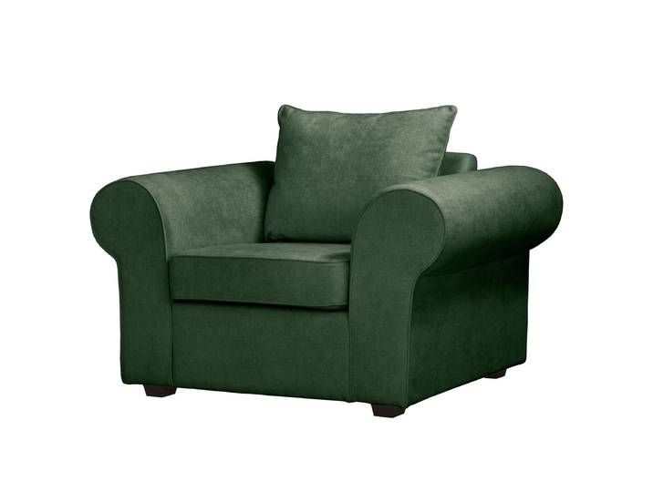 Sessel Grün Webstoff Libra 130 x 88 x 88cm
