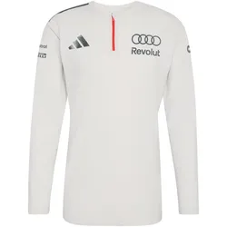 adidas Audi Formel 1 Team Mechaniker & Marketing langarm Poloshirt Herren KS1386 - chalk pearl/iron met. XL