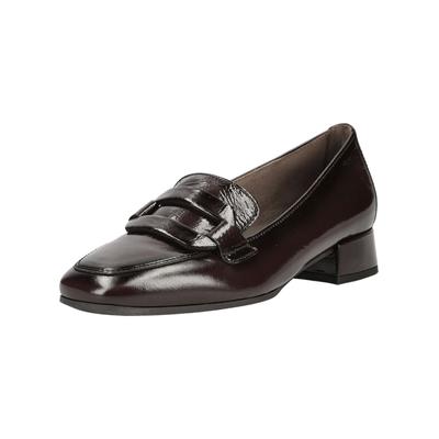 Slipper GABOR "Gabor Slipper Leder", Damen, Gr. 38, mocca, Leder, Schuhe Slipper