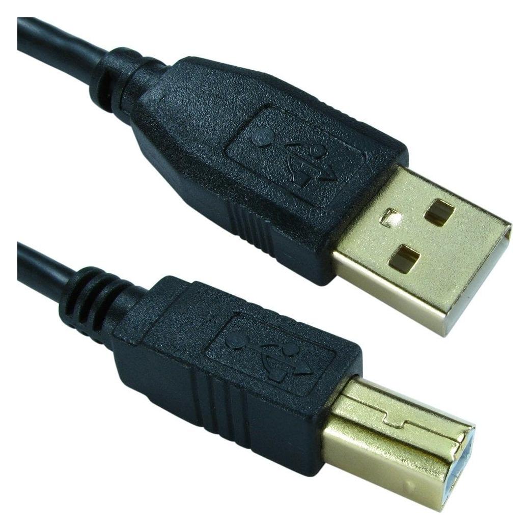 Cables Direct CDL 1m USB2.A-B (1 m, USB 2.0) (77CDL-101GL)