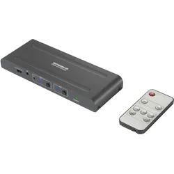 SpeaKa Professional SP-HDA-300 2+1 Port HDMI-Switch ARC (Audio Return Channel) 3, Switch Box