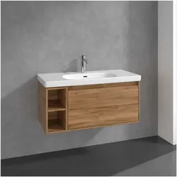 Villeroy und Boch Skyla Waschtischunterschrank C79000RH 97,2x43,6x43,9cm, Kansas Oak