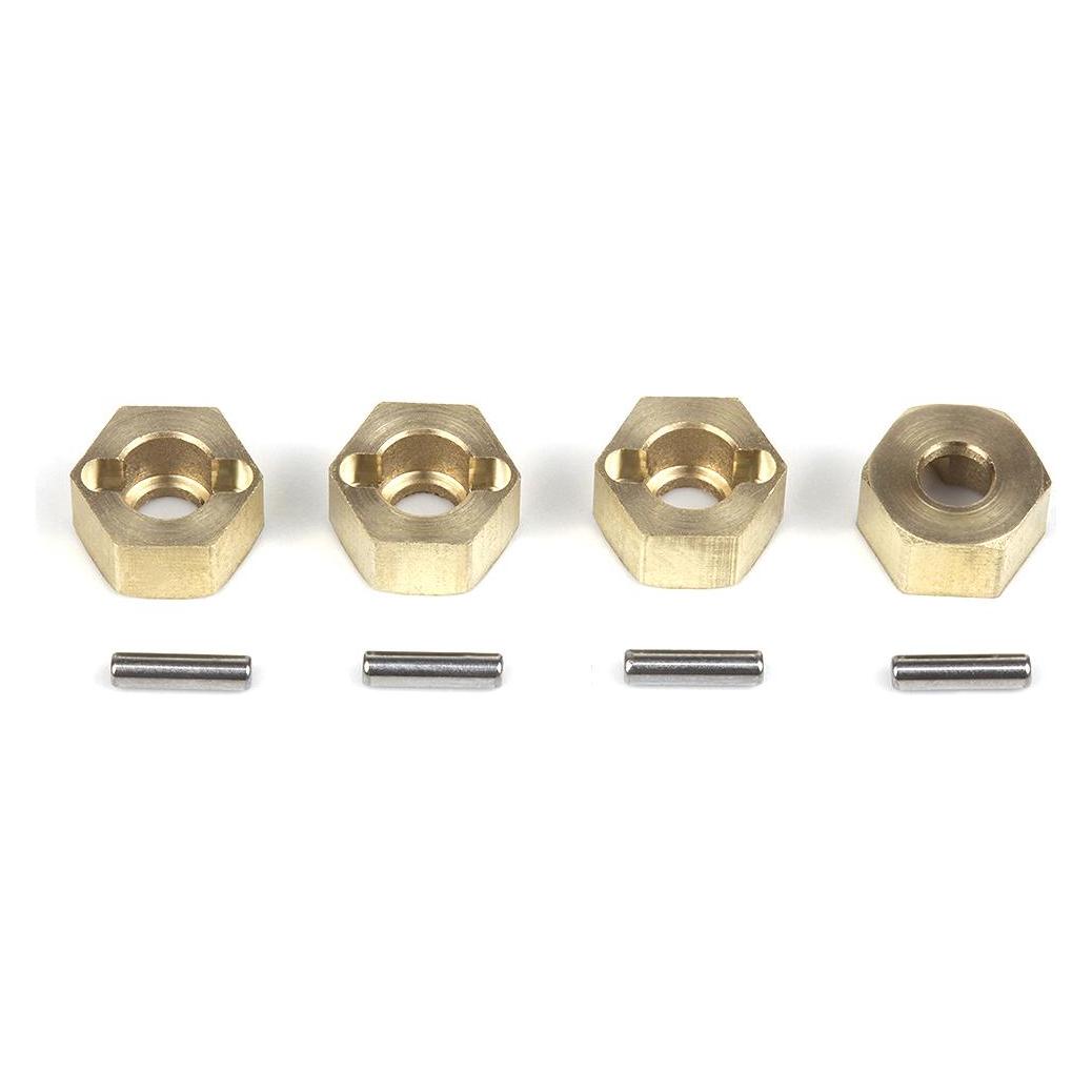 HPI 7mm Sechskant Nabensatz (Messing/4Stk) (HPI161153)