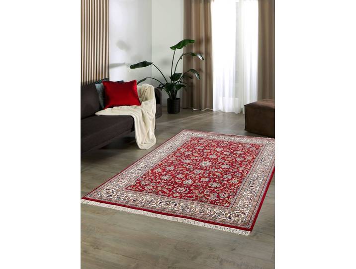 Handgeknüpfte Brücken und Teppiche aus 100% Schurwolle, Rot, Größe 265 (Teppich, 170x240 cm)
